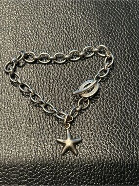 Links Of London ⛓️‍💥 Classic T Bar Bracelet with Starfish Charm